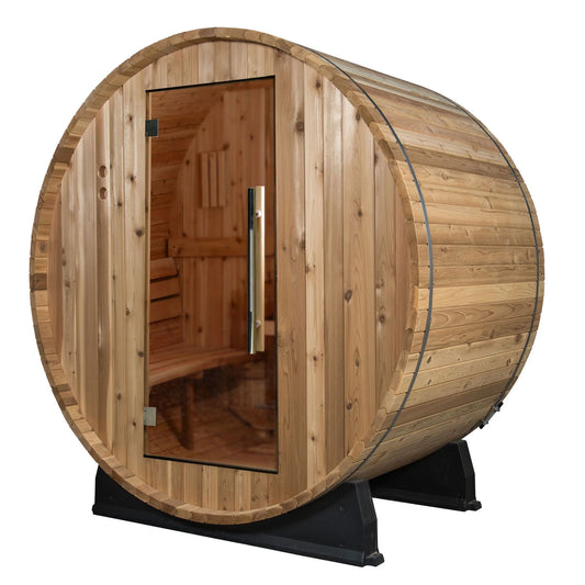 Watoga 2-4 Person Barrel Sauna (6x5) by Almost Heaven