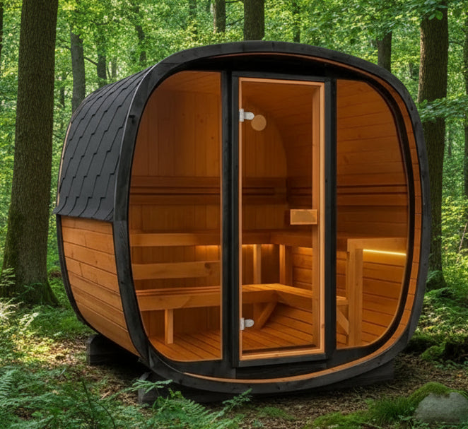 True Northern Barrel or Cube Sauna - 2 Person