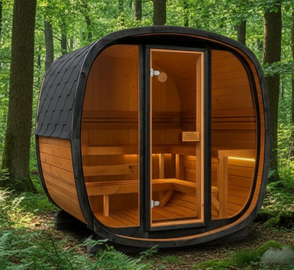 True Northern Barrel or Cube Sauna - 2 Person