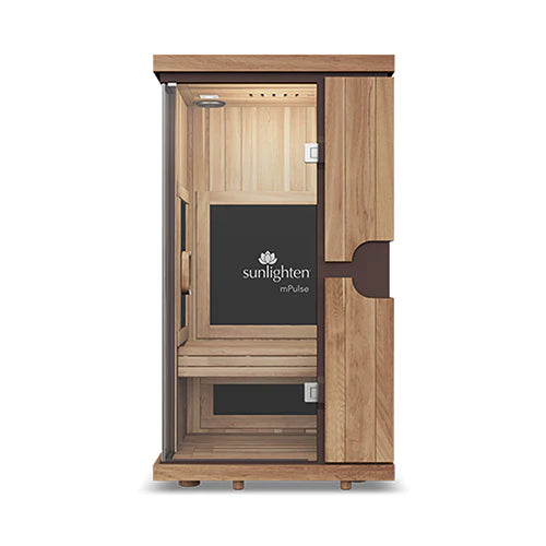 Sunlighten mPulse bELIEVE 2 Person Full-Spectrum Infrared Sauna - Eucalyptus